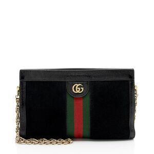 Gucci Suede Ophidia Medium Chain Shoulder Bag